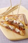 Mascarpone toasted sandwich — Stock Photo