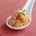 Cucchiaio di purè di patate — Foto stock