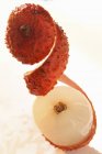 Litchi fruta exótica — Fotografia de Stock