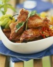 Roasted Spicy chicken — Stock Photo