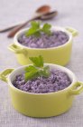 Purple potato mash — Stock Photo