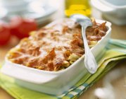 Penne pasta and tomato bake — Stock Photo