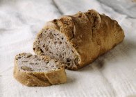 Baked nut bread — Stock Photo