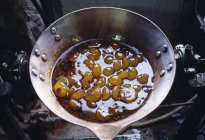 Preparare marmellata di prugne mirabelle — Foto stock
