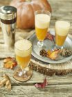 Pumpkin Maple Cocktail — Stock Photo