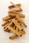 Cinnamon sticks on light background — Stock Photo