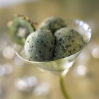 Escovas de sorvete kiwi — Fotografia de Stock