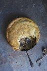 Яблучний пиріг з корицею — стокове фото