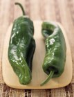 Fresh Green peppers — Stock Photo