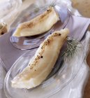 Filetto di merluzzo fresco con spezie — Foto stock