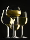 Composizione con bicchieri di vino — Foto stock