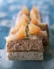 Terrine de saumon, sole et fenouil — Photo de stock