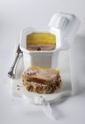 Foie gras e terrina de cereja — Fotografia de Stock