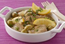 Mediterranean veal stew — Stock Photo