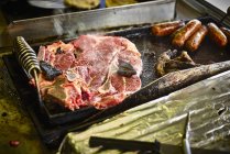 Ribeye Steak auf dem Grill — Stockfoto