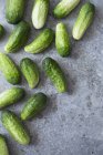 Fresh ripe cucumbers — Stock Photo