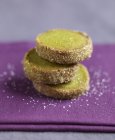 Зелений чай печиво — стокове фото