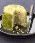 Stuffed cabbage Timbale — Stock Photo