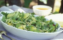 Green salad with strips — Stock Photo