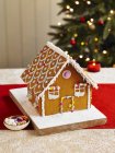 Gingerbread House on table — Stock Photo