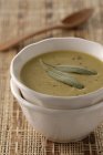 Sopa vegetal verde — Fotografia de Stock