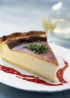 Fromage blanc cheese cake — Stock Photo