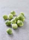 Raw green brussels — Stock Photo