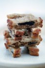 Mini sanduíches de trufas — Fotografia de Stock