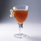 Tea fruit juice — Stock Photo