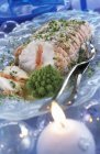 Монашеская рыба с лососем — стоковое фото