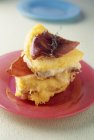Polenta savoury cake — Stock Photo