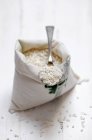 Sacchetto di riso carnaroli — Foto stock