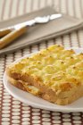 Sanduíche de queijo e presunto — Fotografia de Stock