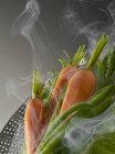 Gemüse dampfen — Stockfoto