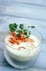 Gamberetti nel latte di cocco — Foto stock