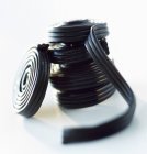 Rolled licorice sweets — Stock Photo