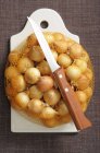 Sacchetto di spago di piccole cipolle — Foto stock