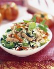 Salade nioise en tazón - foto de stock