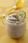 Banana mousse with rum — Stock Photo