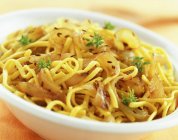 Spatzle fried noodles — Stock Photo