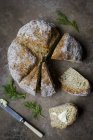 Домашний содовый хлеб — стоковое фото