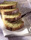 Pastel de té verde Matcha - foto de stock