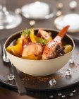 Salada de lagosta e manga — Fotografia de Stock