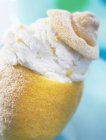 Dessert al limone glassato — Foto stock