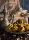 Круглые тунисские медовые пироги — стоковое фото