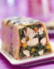 Terrine de saumon et légumes — Photo de stock