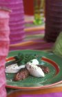 Goat cheese dumplings — Stock Photo