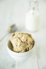 Peanut ice cream — Stock Photo