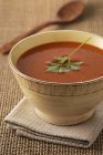 Cream of tomato soup — Stock Photo