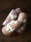Миндальное печенье Тюиле — стоковое фото